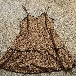 Cheetah babydoll dress